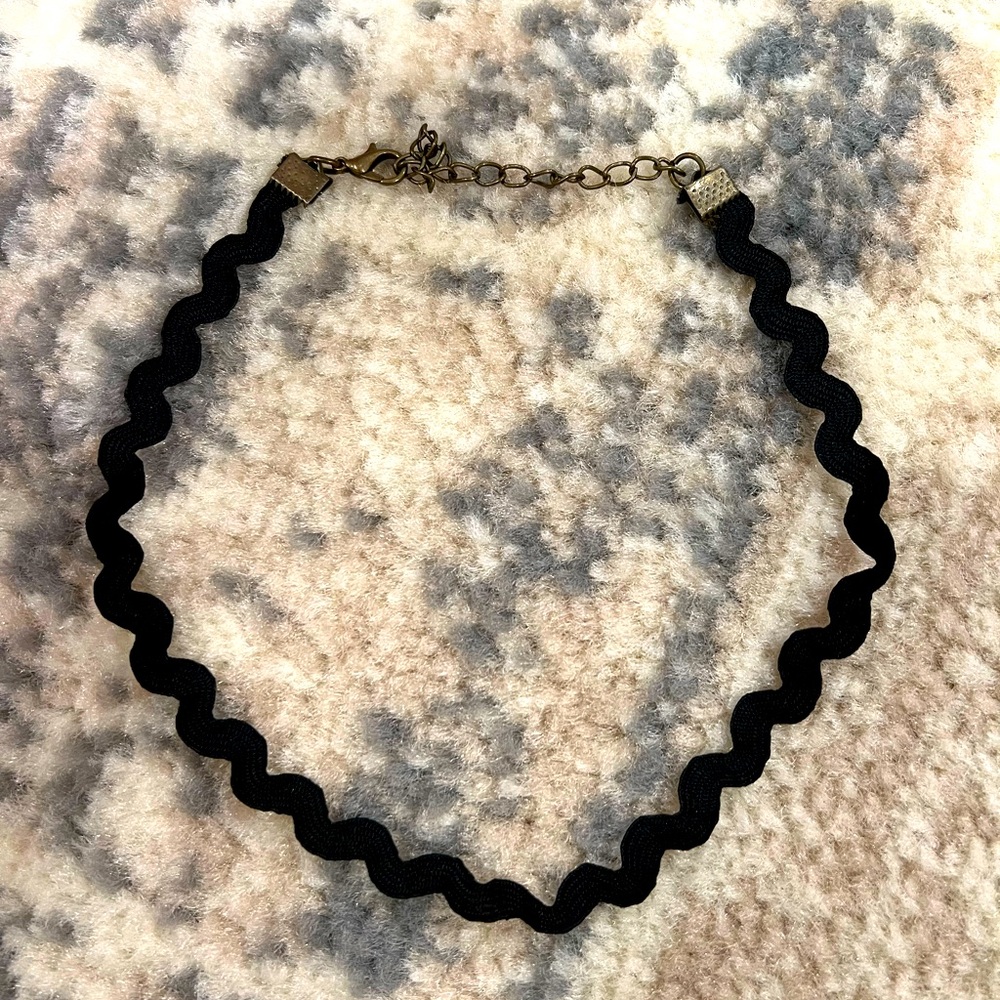 Black color necklace